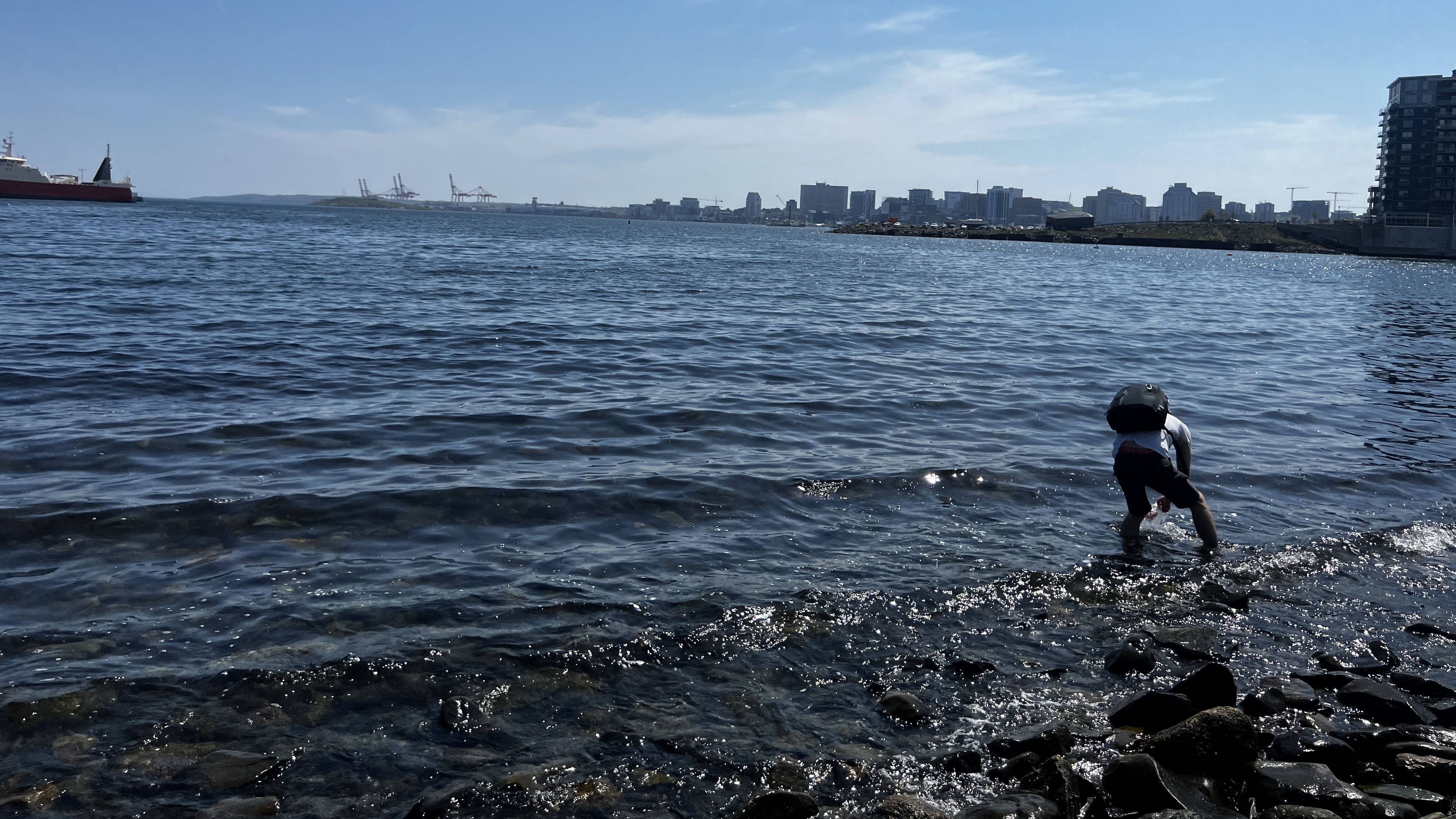 Luuk in water